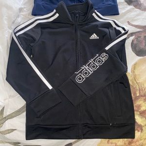 Boy Kids - Size 6 - Adidas Sweat Suit Top - 2 for 50 both blue & black